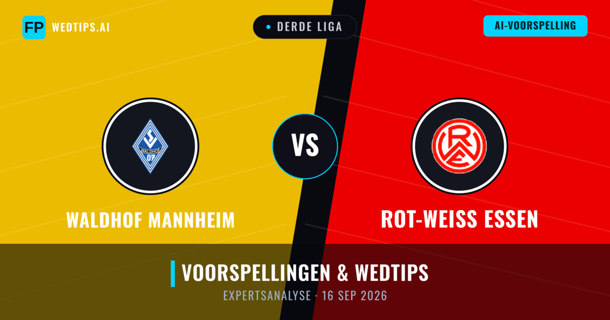 Waldhof Mannheim vs Rot-Weiß Essen — voorspelling en vooruitblik wedstrijd