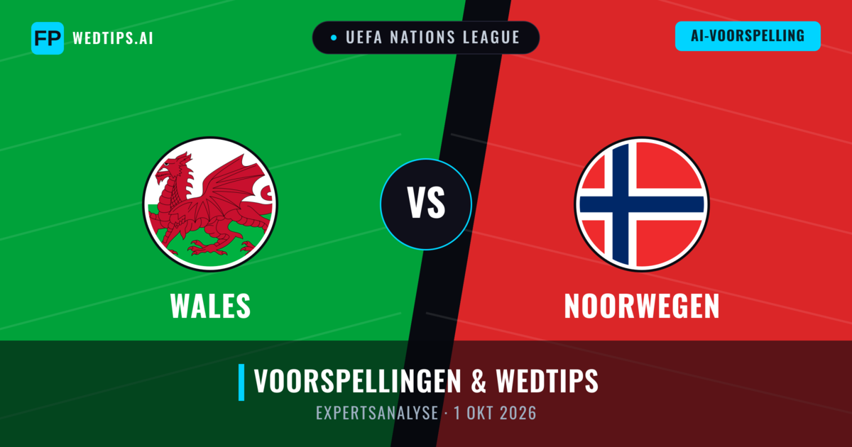 Wales vs Noorwegen — voorspelling en vooruitblik wedstrijd