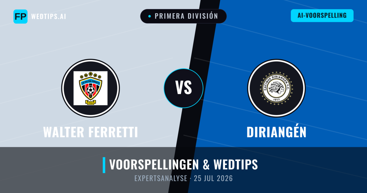 Walter Ferretti vs Diriangén — voorspelling en vooruitblik wedstrijd