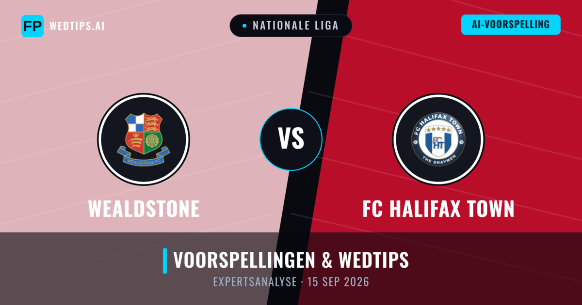 Wealdstone vs FC Halifax Town — voorspelling en vooruitblik wedstrijd