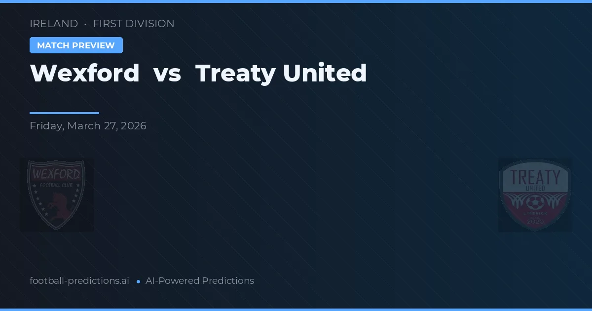 Wexford vs Treaty United — voorspelling en vooruitblik wedstrijd