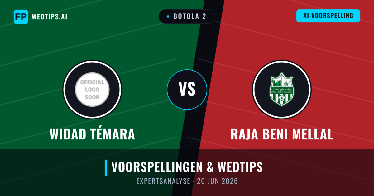 Widad Témara vs Raja Beni Mellal — voorspelling en vooruitblik wedstrijd