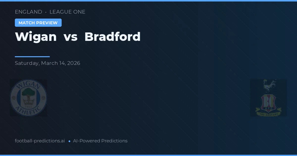 Wigan vs Bradford City — voorspelling en vooruitblik wedstrijd