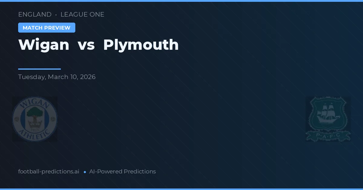 Wigan vs Plymouth Argyle — voorspelling en vooruitblik wedstrijd