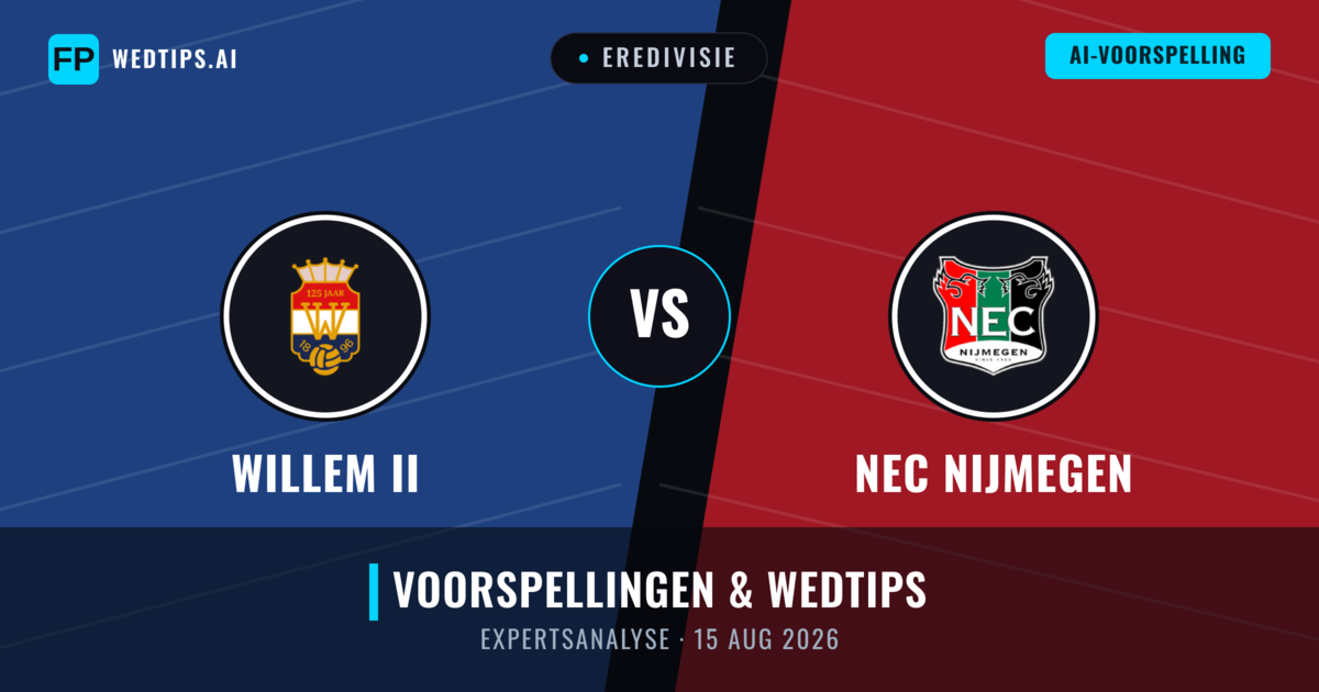 Willem II vs NEC Nijmegen — voorspelling en vooruitblik wedstrijd