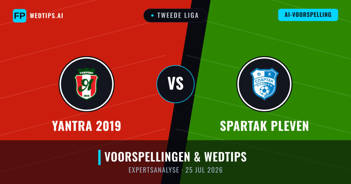 Yantra 2019 vs Spartak Pleven — voorspelling en vooruitblik wedstrijd