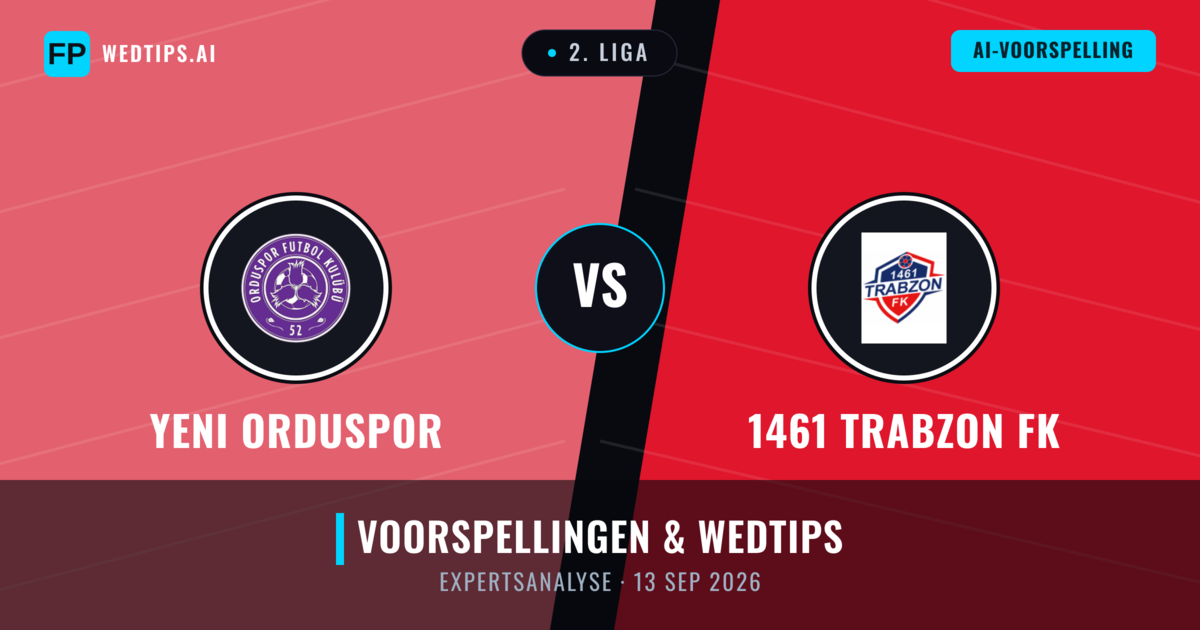 Yeni Orduspor vs 1461 Trabzon FK — voorspelling en vooruitblik wedstrijd