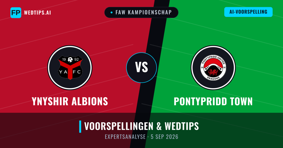 Ynyshir Albions vs Pontypridd Town — voorspelling en vooruitblik wedstrijd