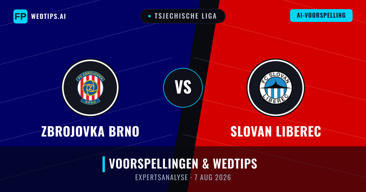 Zbrojovka Brno vs Slovan Liberec — voorspelling en vooruitblik wedstrijd
