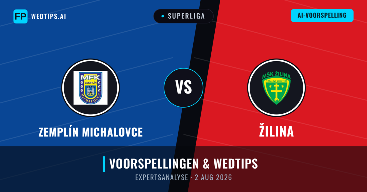 Zemplín Michalovce vs Žilina — voorspelling en vooruitblik wedstrijd
