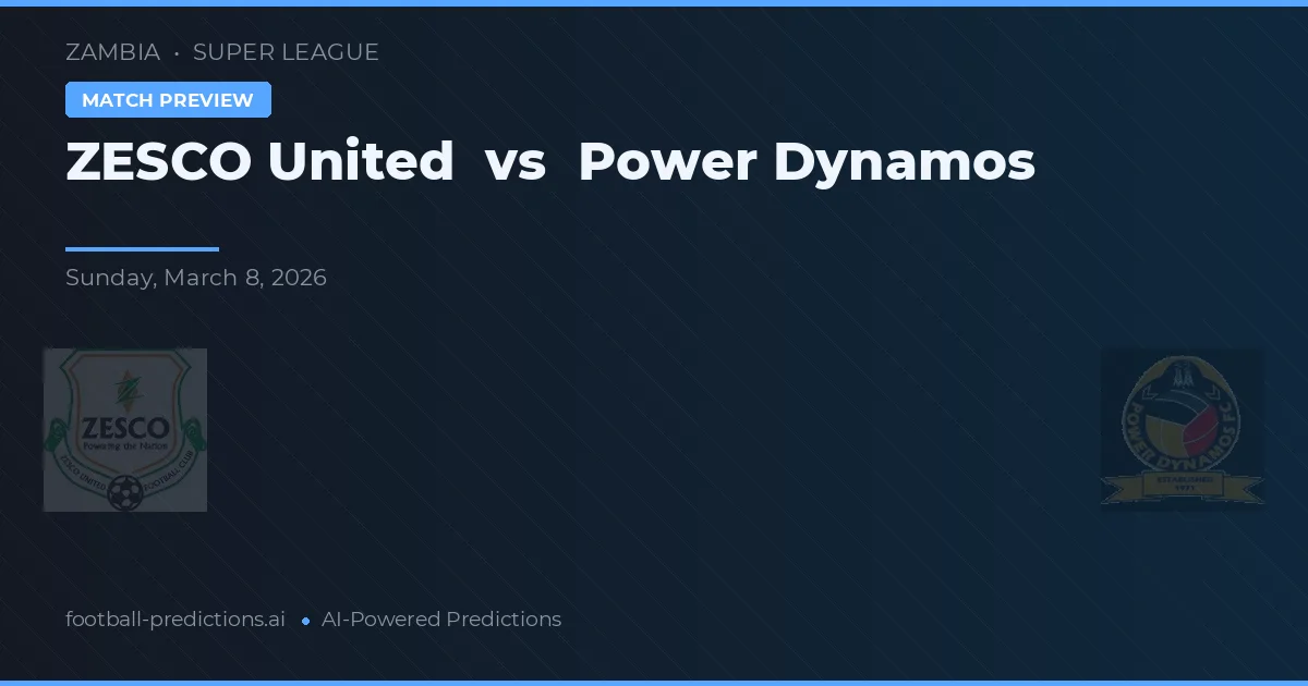 ZESCO United vs Power Dynamos — voorspelling en vooruitblik wedstrijd