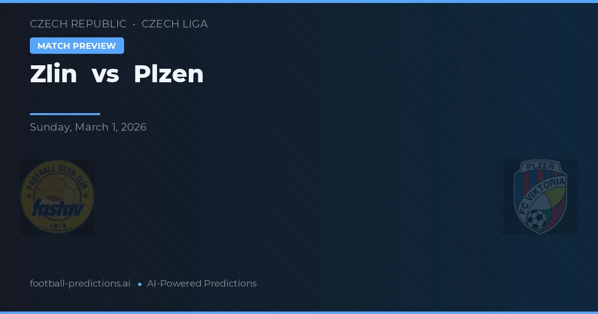 Zlin vs Plzen — voorspelling en vooruitblik wedstrijd