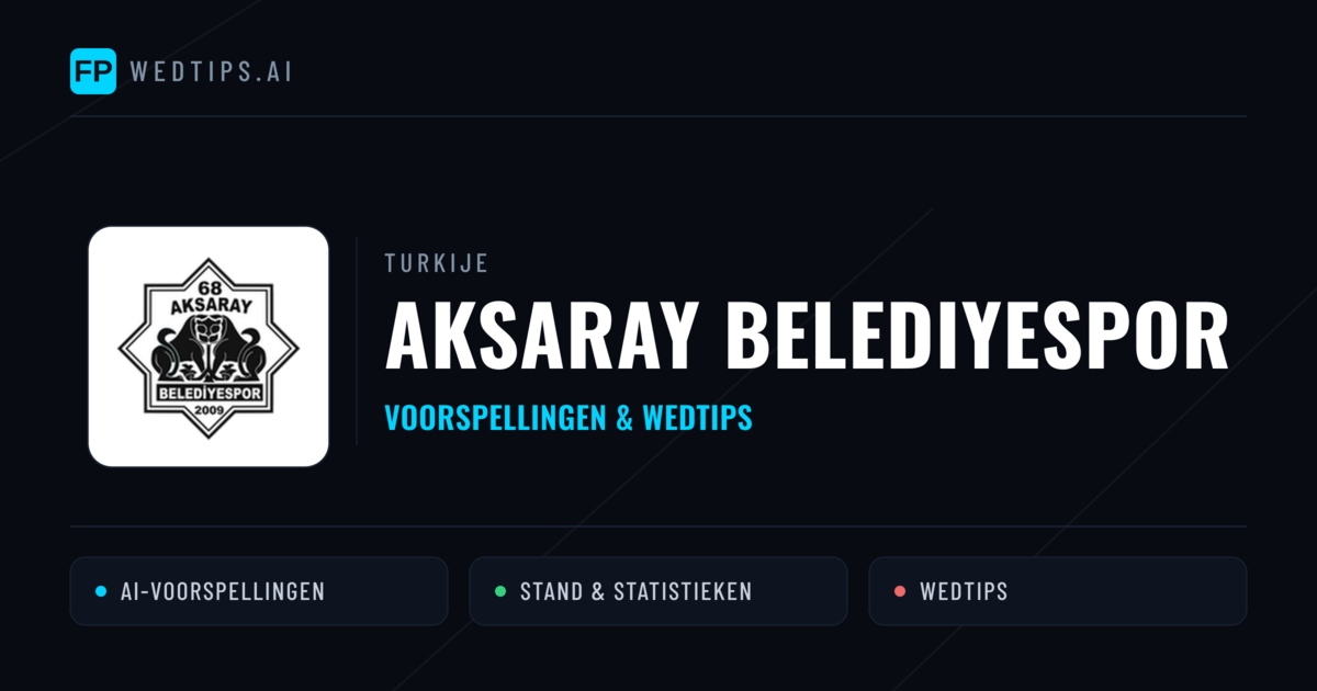Aksaray Belediyespor voorspellingen & statistieken