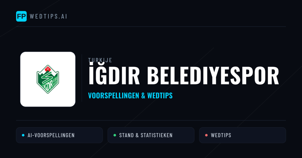 İğdır Belediyespor voorspellingen & statistieken