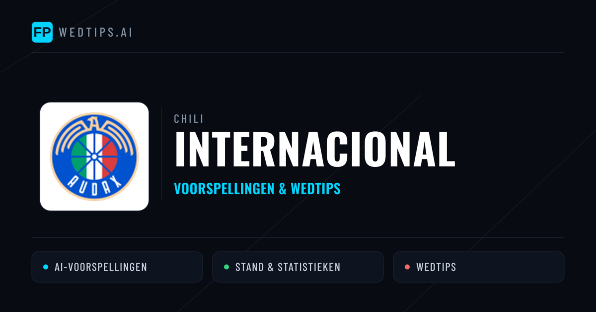 Internacional voorspellingen & statistieken