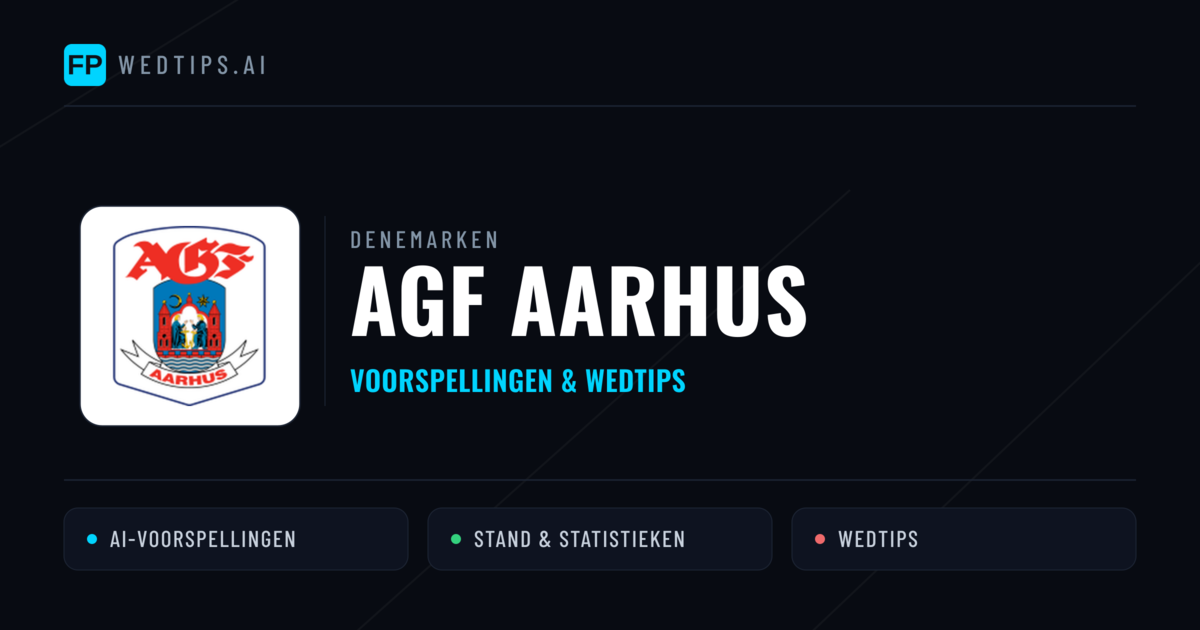 AGF Aarhus voorspellingen & statistieken