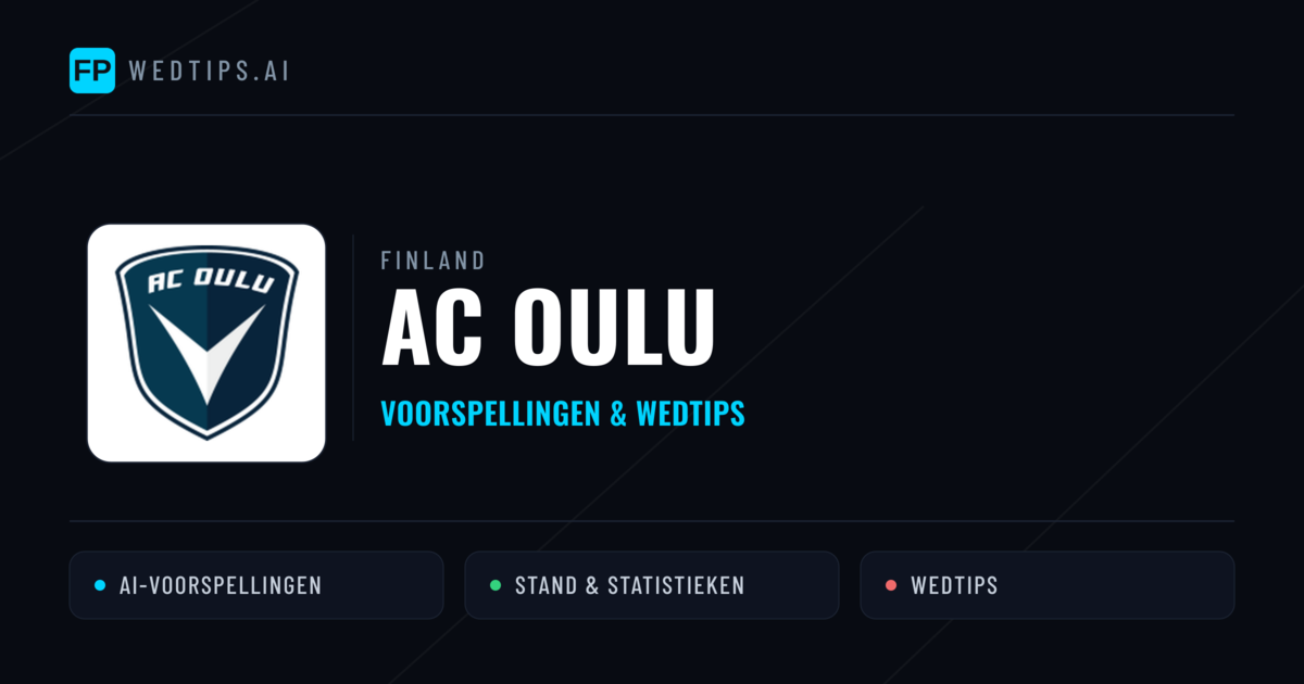 AC Oulu voorspellingen & statistieken