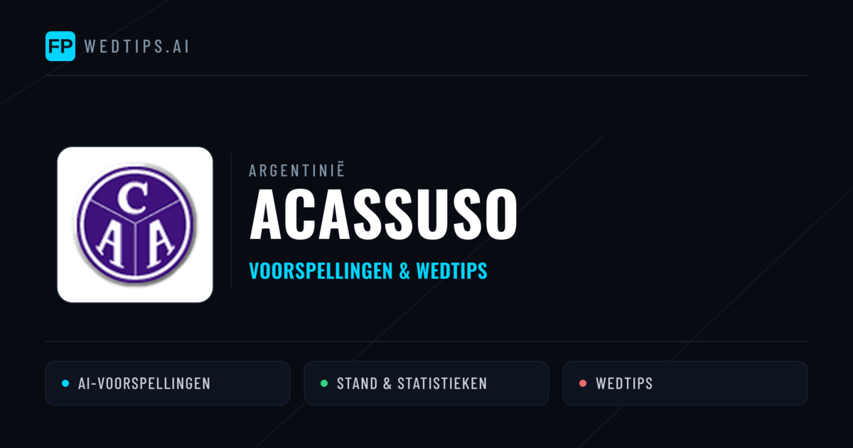 Acassuso voorspellingen & statistieken