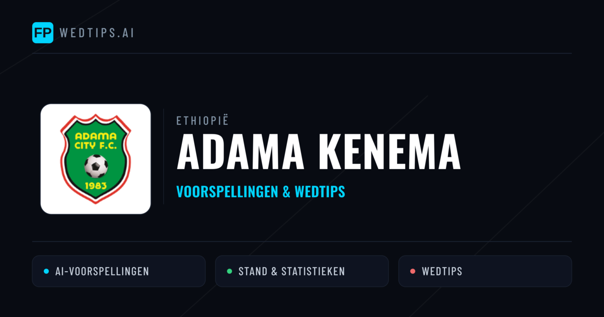 Adama Kenema voorspellingen & statistieken