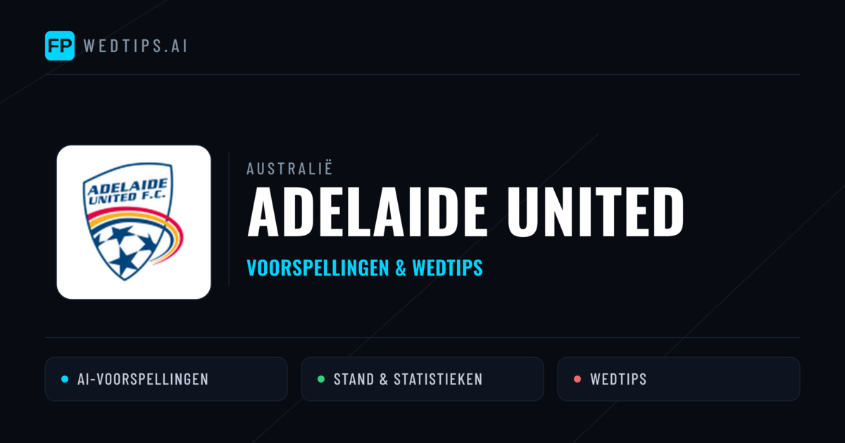 Adelaide United voorspellingen & statistieken