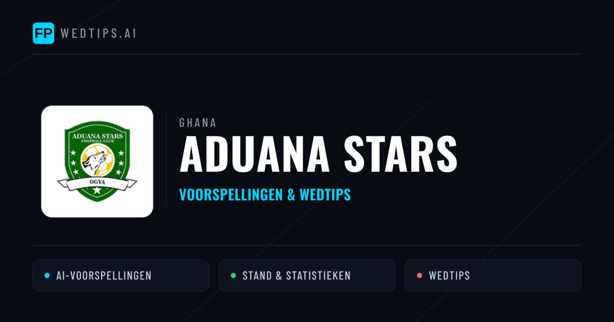 Aduana Stars voorspellingen & statistieken