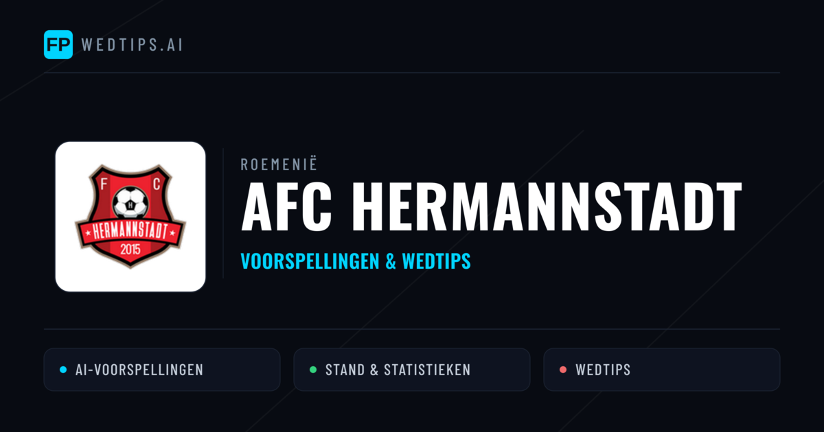 AFC Hermannstadt voorspellingen & statistieken