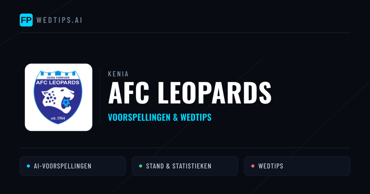 AFC Leopards voorspellingen & statistieken