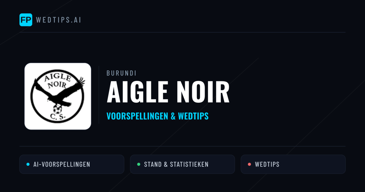 Aigle Noir voorspellingen & statistieken