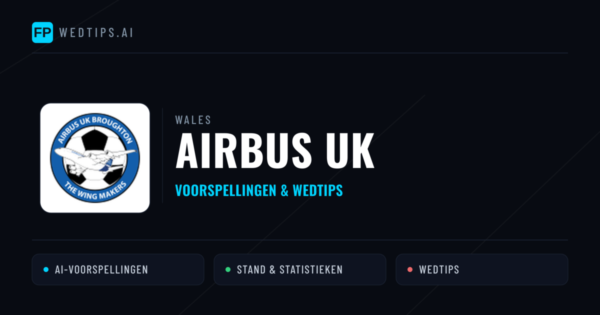Airbus UK voorspellingen & statistieken