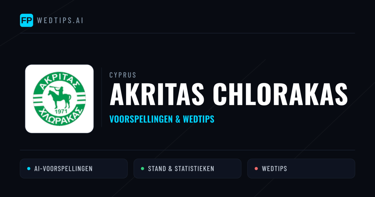 Akritas Chlorakas voorspellingen & statistieken