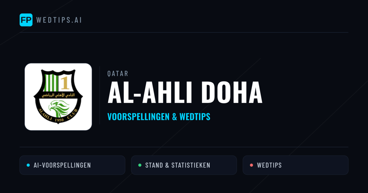 Al-Ahli Doha voorspellingen & statistieken
