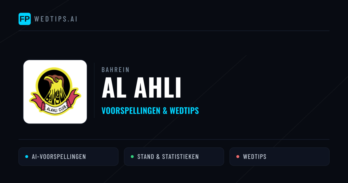 Al Ahli voorspellingen & statistieken