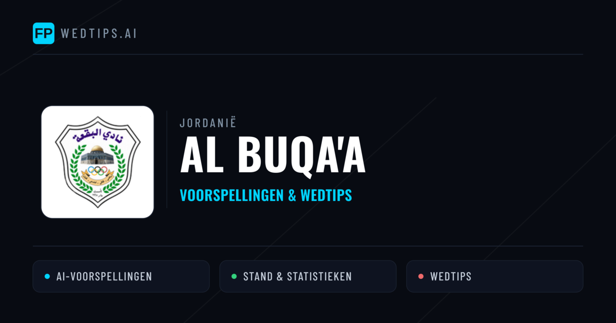 Al Buqa'a voorspellingen & statistieken