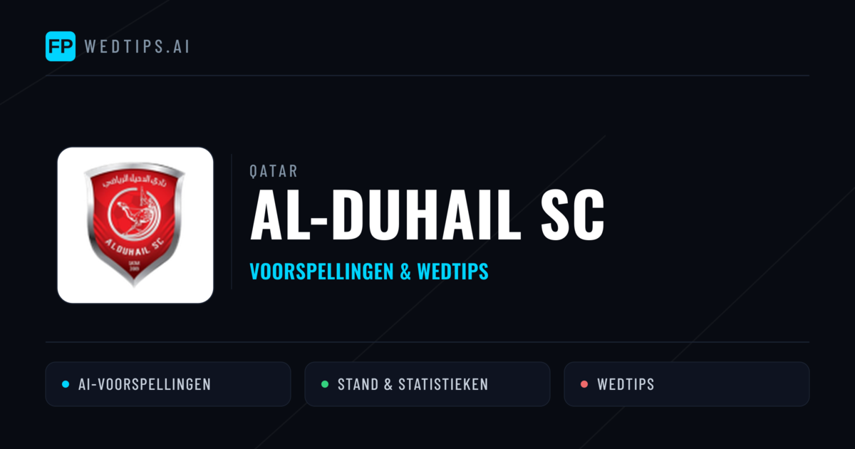 Al-Duhail SC voorspellingen & statistieken