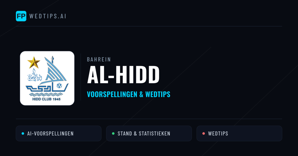 Al-Hidd voorspellingen & statistieken