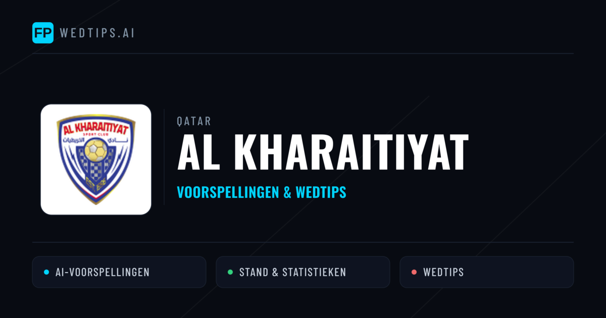 Al Kharaitiyat voorspellingen & statistieken