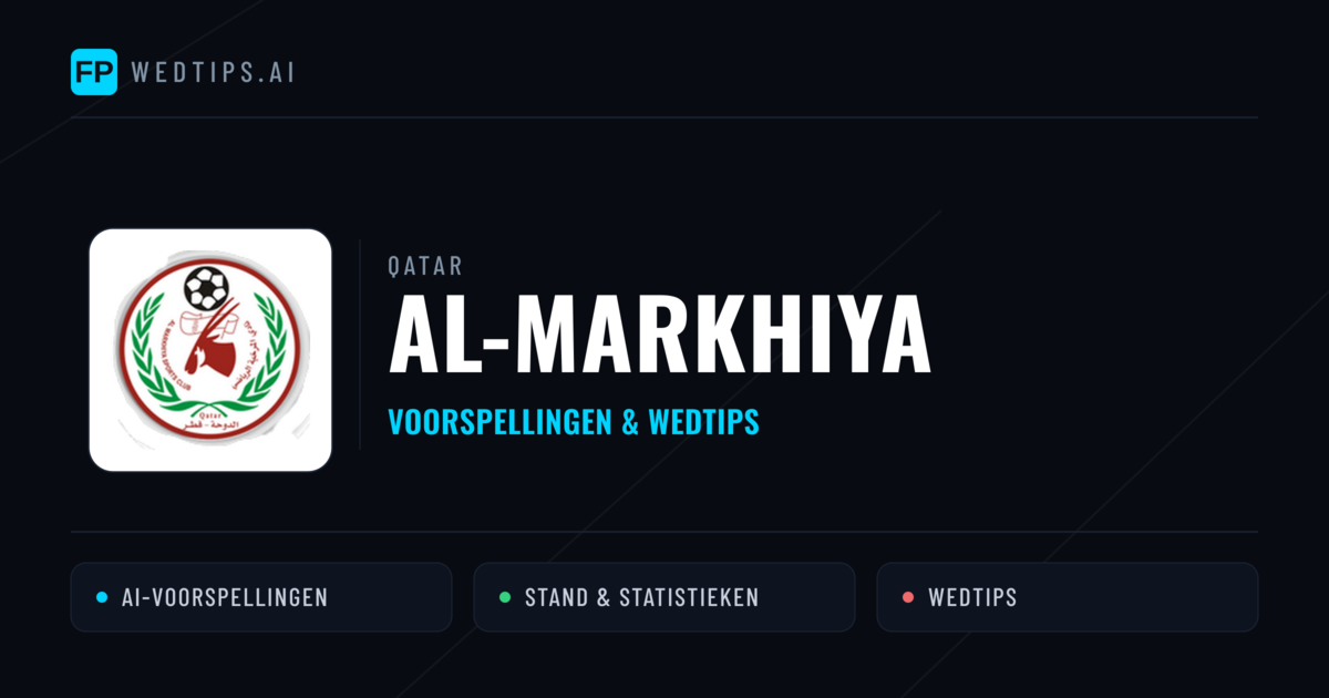 Al-Markhiya voorspellingen & statistieken