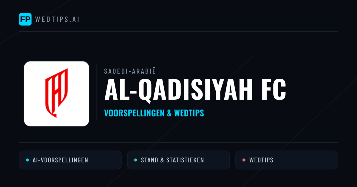 Al-Qadisiyah FC voorspellingen & statistieken