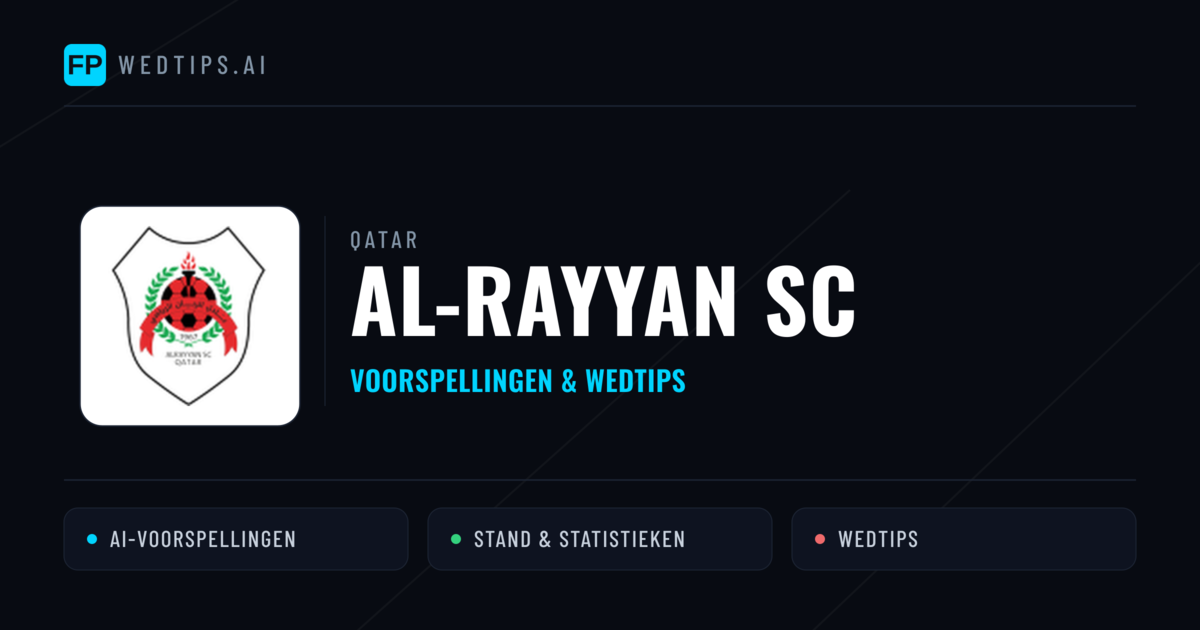 Al-Rayyan SC voorspellingen & statistieken