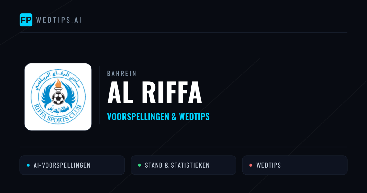 Al Riffa voorspellingen & statistieken