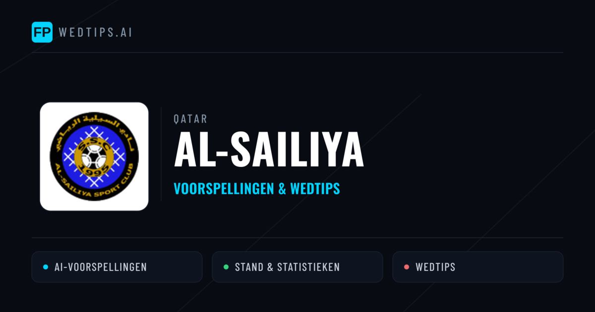 Al-Sailiya voorspellingen & statistieken