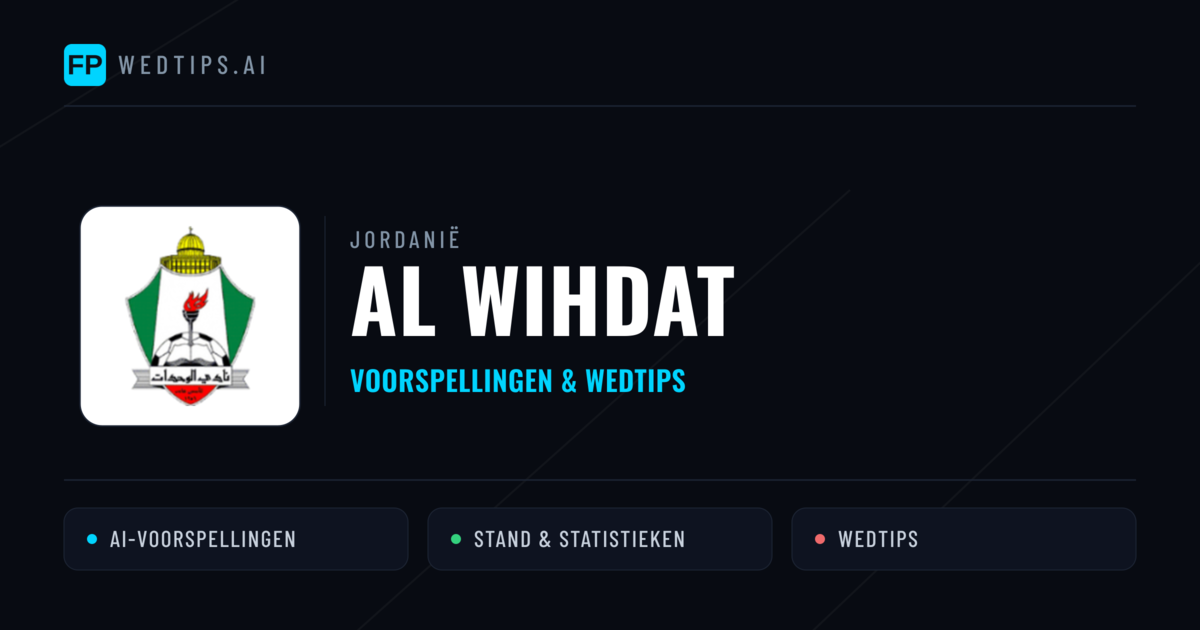 Al Wihdat voorspellingen & statistieken