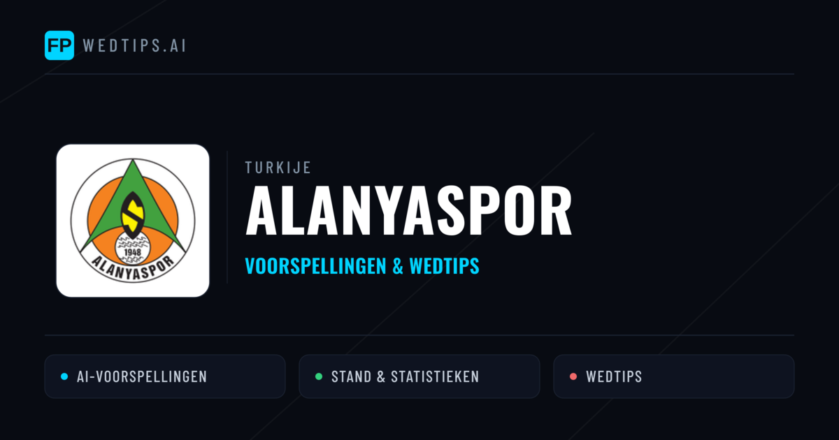 Alanyaspor voorspellingen & statistieken