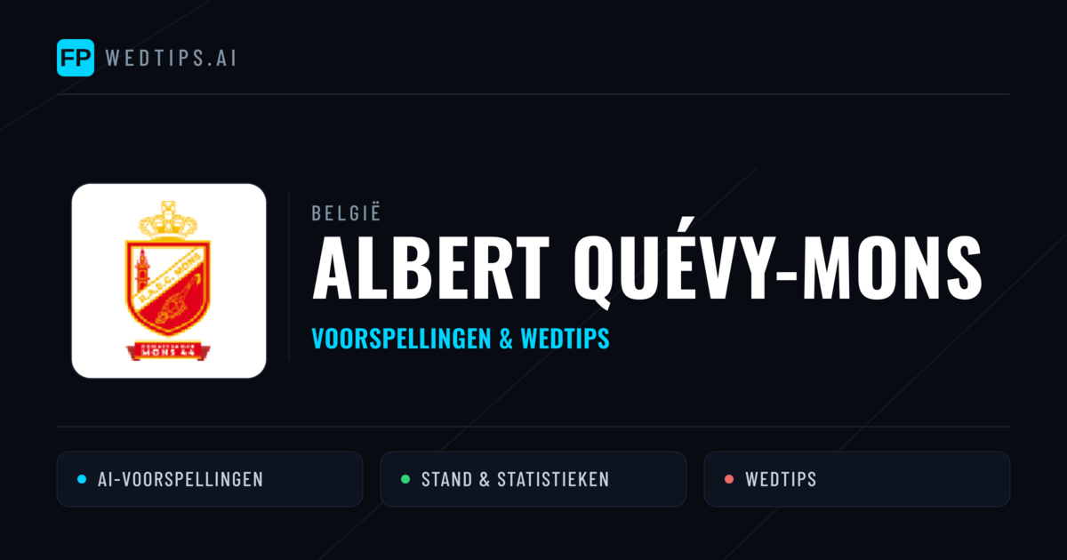 Albert Quévy-Mons voorspellingen & statistieken