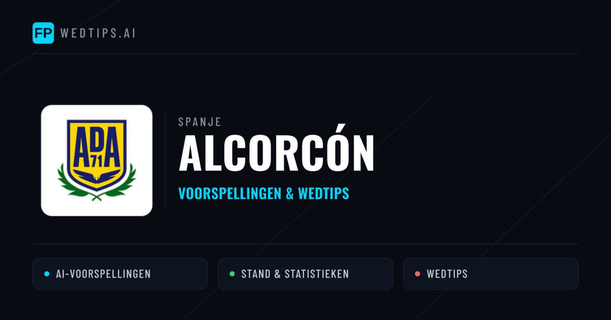 Alcorcón voorspellingen & statistieken