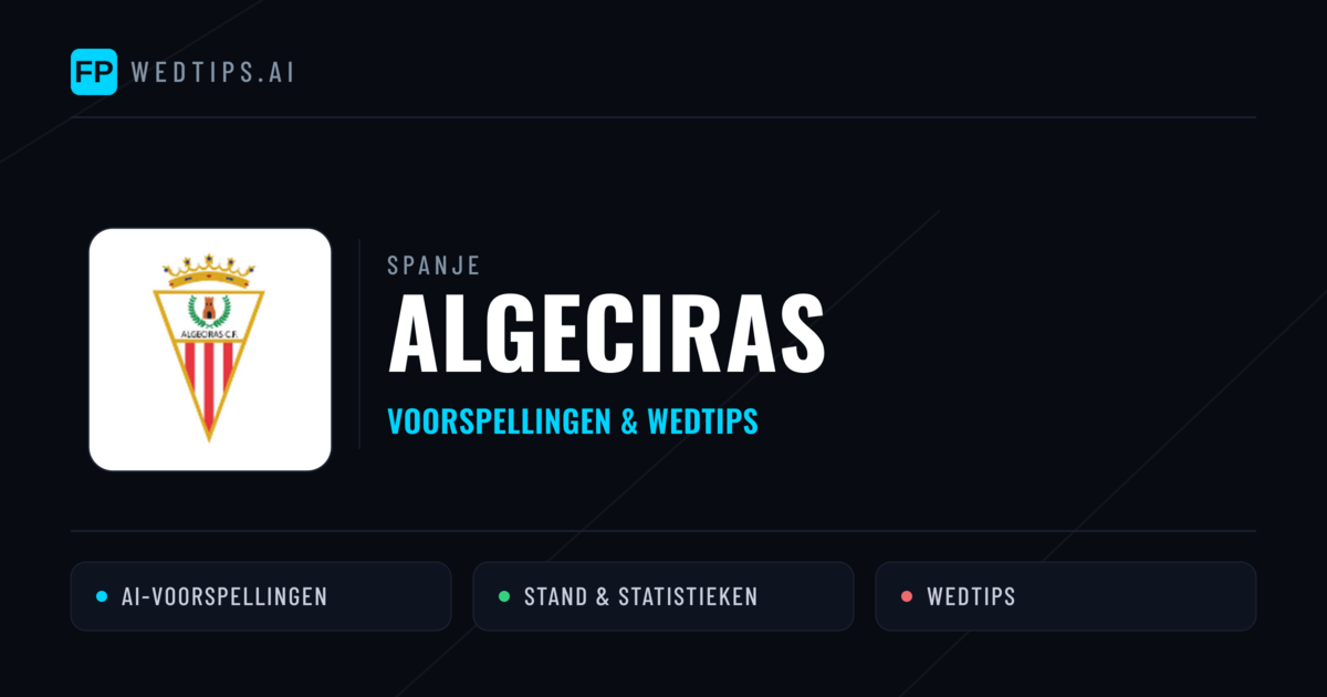 Algeciras voorspellingen & statistieken