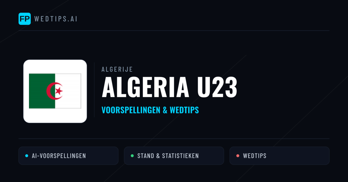 Algeria U23 voorspellingen & statistieken