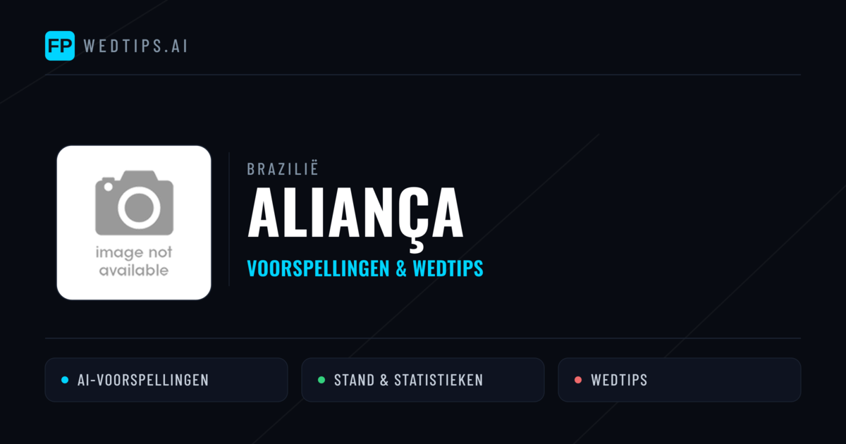 Aliança voorspellingen & statistieken
