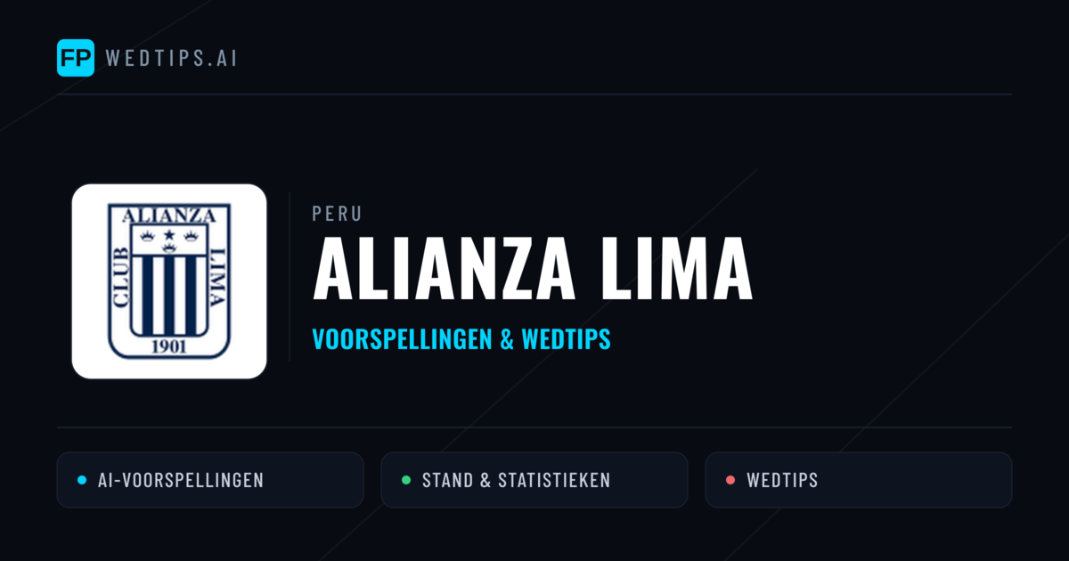 Alianza Lima voorspellingen & statistieken