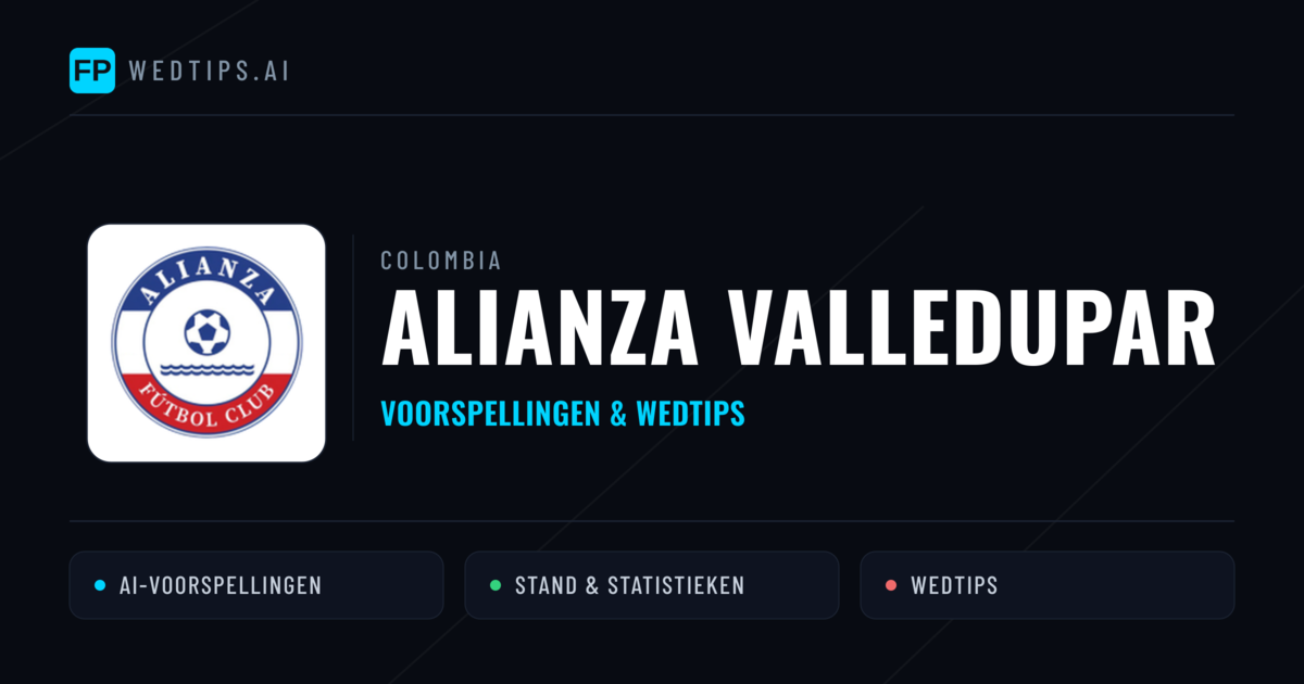 Alianza Valledupar voorspellingen & statistieken